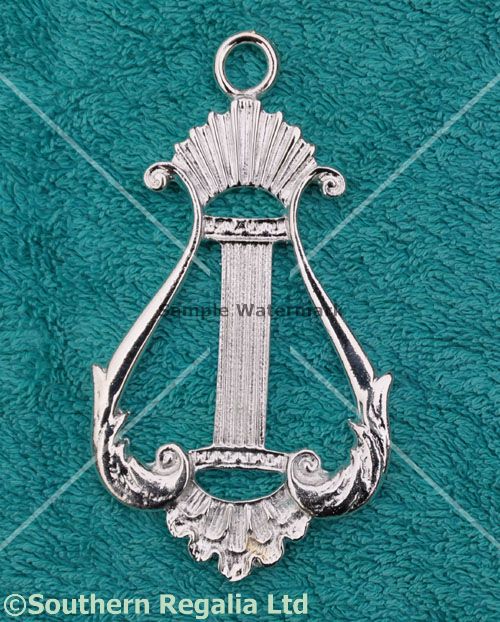 Craft Lodge Officers Collar Jewel - Organist - Click Image to Close
